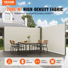 Vevor Retractable Side Awning 236" x 71" Waterproof Patio Privacy Screen and Divider Beige New