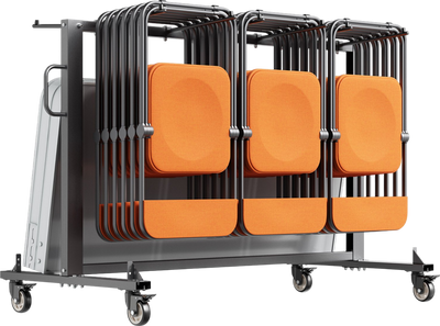 Vevor Folding Chair Rack Cart 400 Lbs Capacity Holds 42 Chairs or 12 Tables New