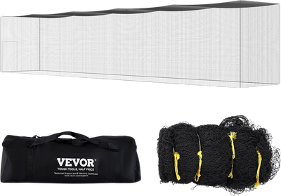 Vevor Baseball Batting Netting 70' x 12' x 14' Training Net Only with Door and Carry Bag New