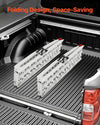 Vevor Aluminum Loading Ramps 1500 Lbs Capacity 2-Pcs Foldable with Handles and Straps New