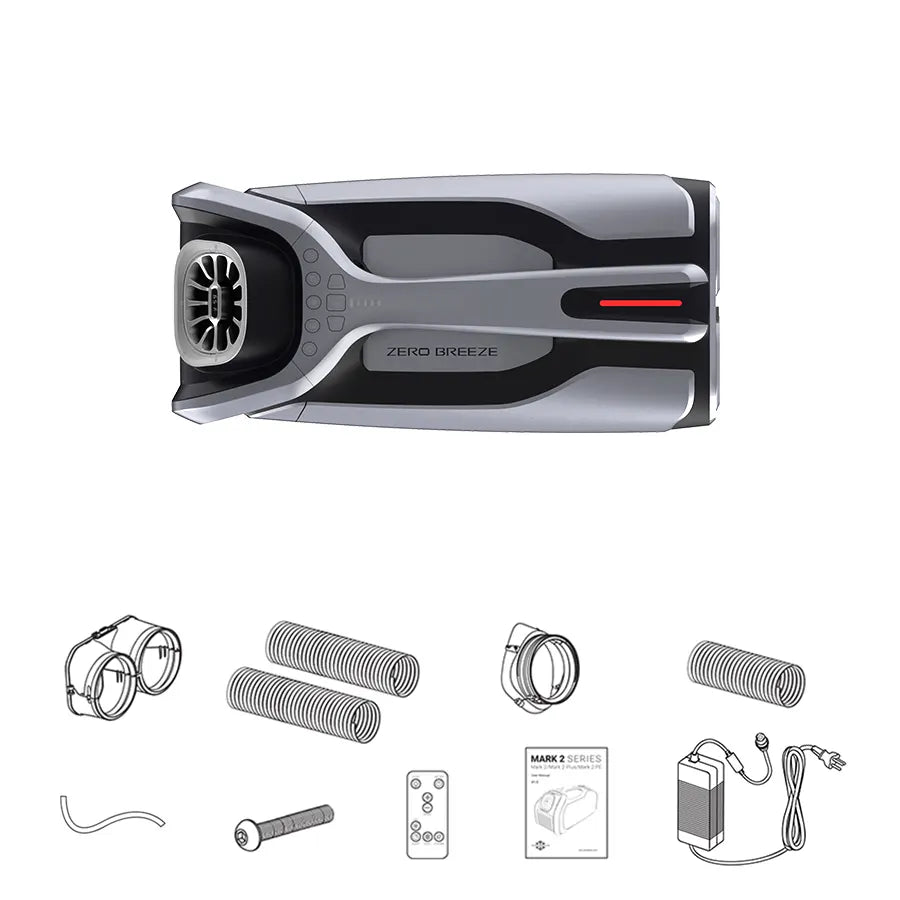 Zero Breeze Mark 2 Portable Air Conditioner 2300 BTU New