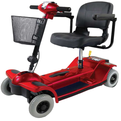 Zip'r 4 XTRA Traveler Long Range Mobility Scooter Red New