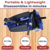 Zip'r 3 Mobility Scooter 3 Wheel 265 lbs. Capacity 24V 12 Miles 4.25MPH TSA Approved Blue New