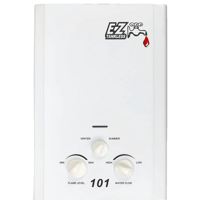 EZ Tankless EZ-101-LP 2.0 GPM 42500 BTU Outdoor Propane Gas Portable Tankless Water Heater New