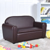 Kids Sofa Armrest Chair with Storage Function-Brown - Gallery View 1 of 13