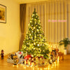 6 ft PVC artificial Christmas tree with 1346 tips, perfect for indoor holiday decoration and creating a festive.