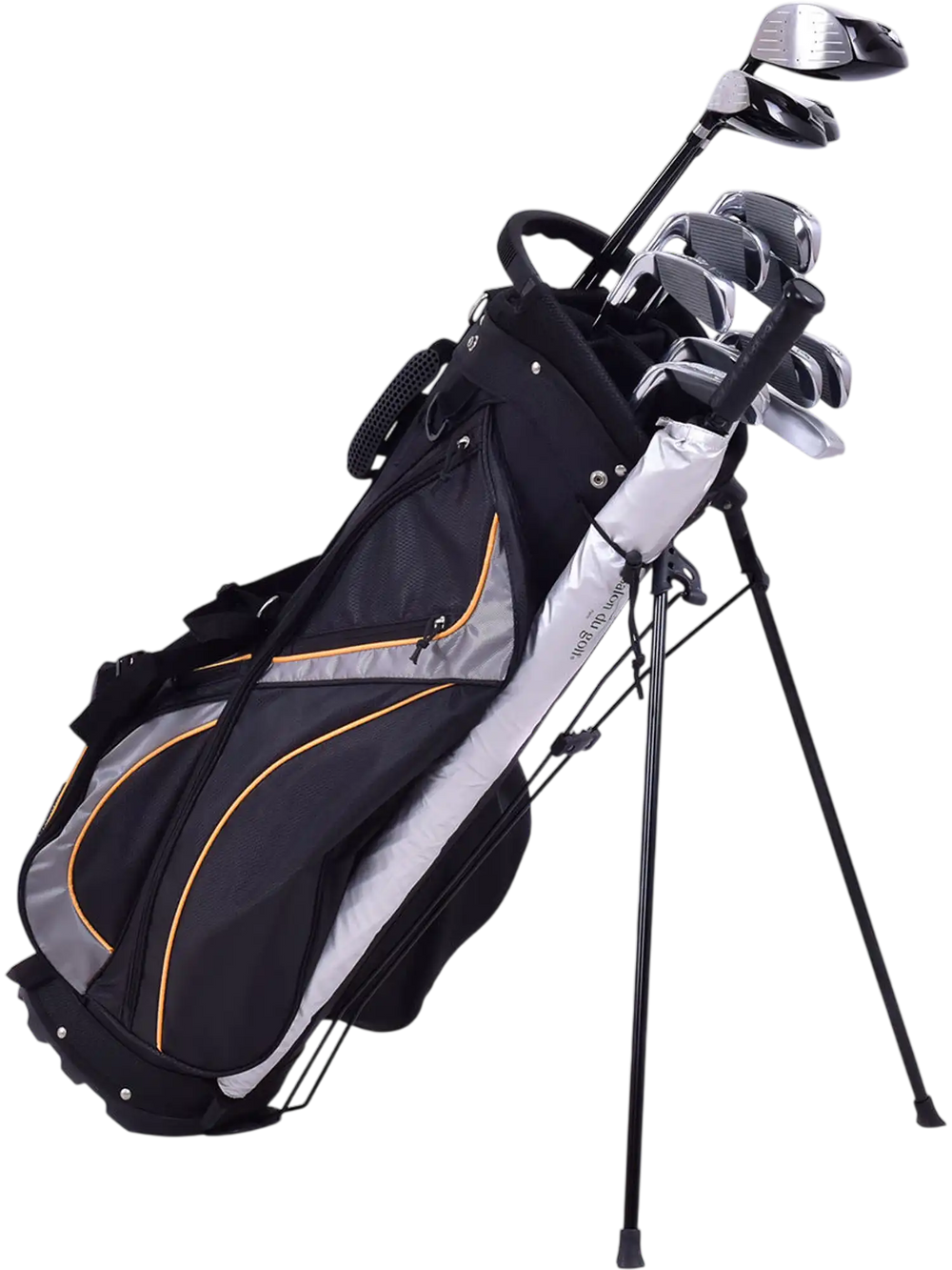 9 Inch Golf Stand Bag Divider Carry Pockets Storage