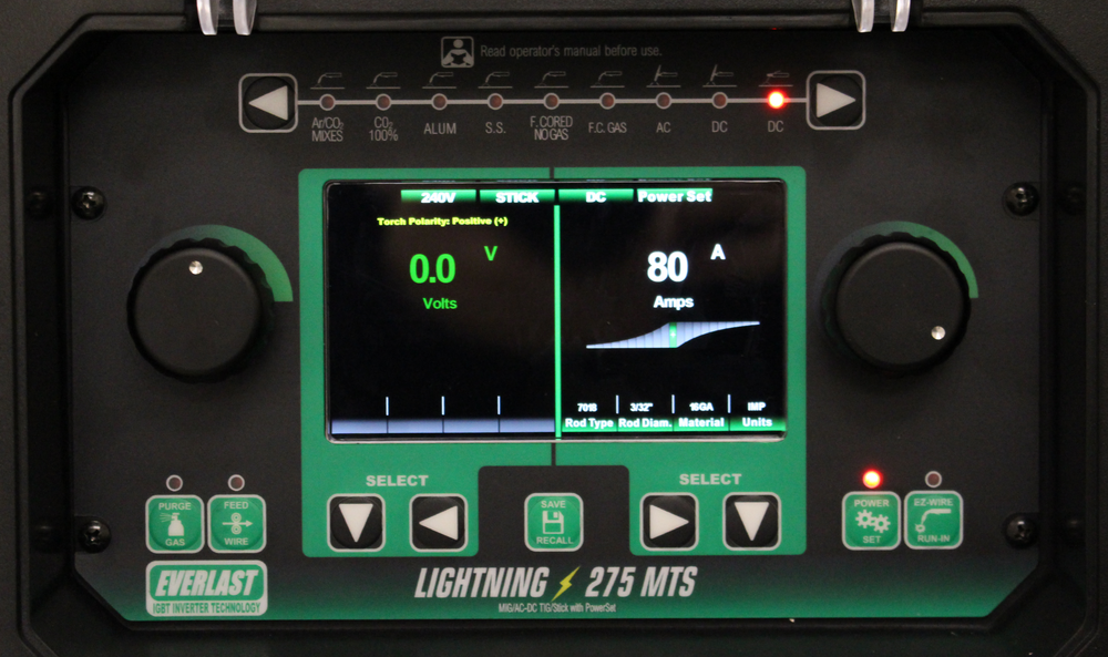 Lightning MTS 275 TIG Pulse with TIG Package