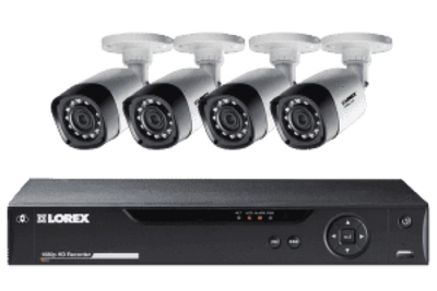 Lorex LHD84W HD 1080P 4 Cameras 8 Channel Weatherproof DVR Surveillance Security System New