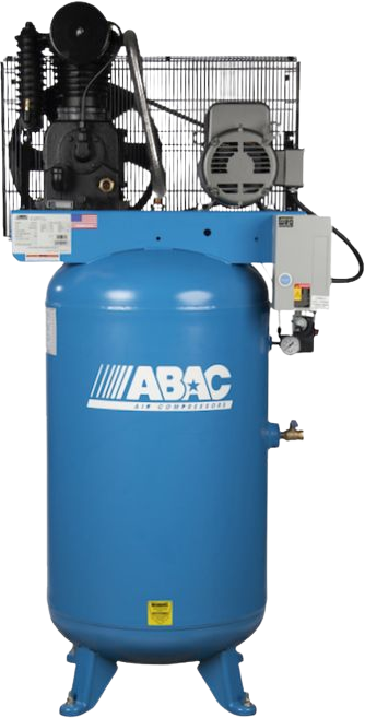 ABAC AB7-2180VFF Air Compressor 7.5HP 175PSI 80 Gallon Two-Stage Single Phase 230V New