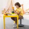 Adjustable-Height Wobble Chair Active Learning Stool for Office Stand Up Desk-Gray - Gallery View 1 of 9