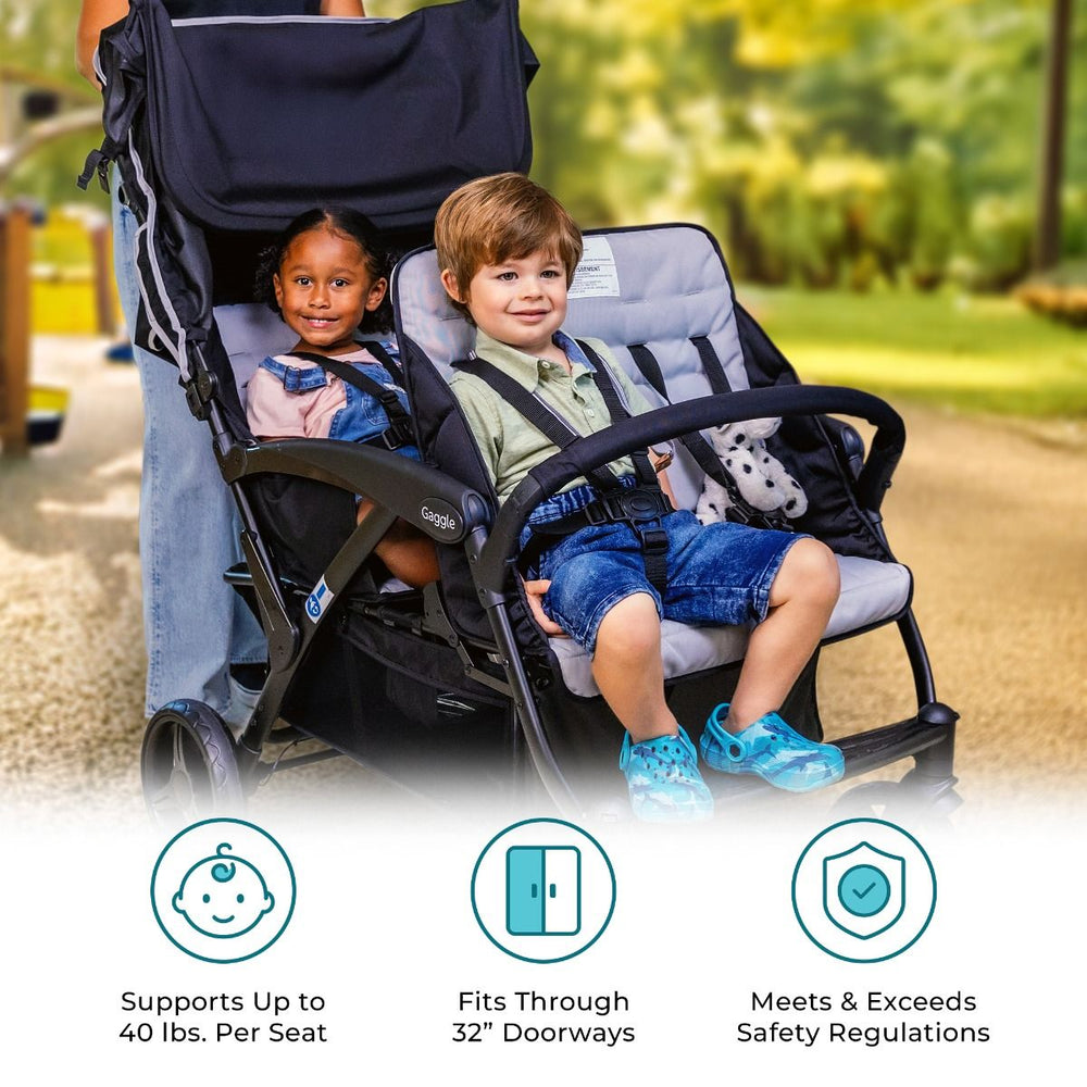 Gaggle Odyssey 4 Seat Quad Stroller New