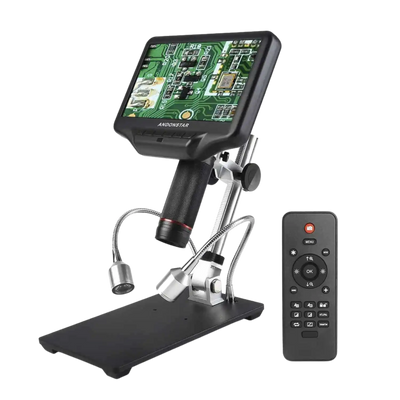 Andonstar AD407 7 Inch Display HDMI Soldering Digital Microscope For Phone Repairs New