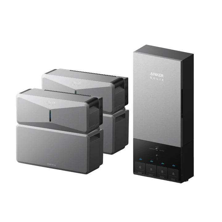 Anker Solix E10 Automatic Backup Kit 6-24kWh LFP Battery 10-30kW Turbo Output New