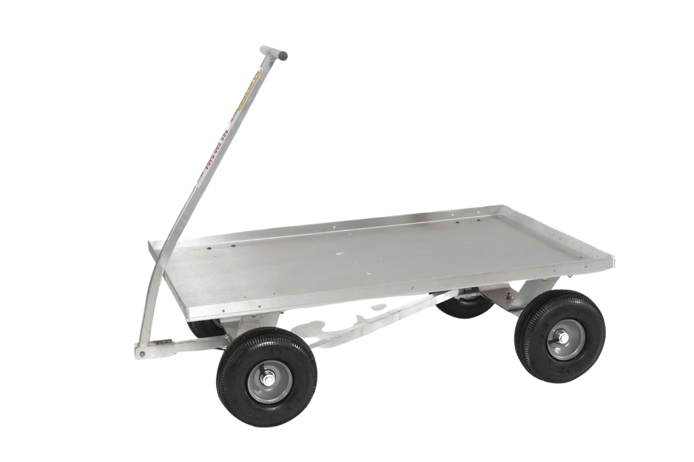 Alumacart Articulating Wagon with QUADRI-Steer Technology 45 Inch 800 Pound Capacity New