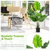 Artificial Monstera Deliciosa tree with vibrant, non-allergic PEVA leaves, designed for easy assembly and.