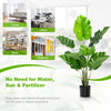 Artificial Monstera Deliciosa tree with 10 adjustable leaves in a solid pot, perfect for home, office, or outdoor decor.