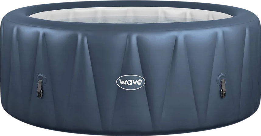 Wave Atlantic Inflatable Hot Tub 6-Person Round with Integrated Heater New