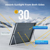 BougeRV ISE240 Bifacial Mono Solar Panel Rigid 400W with 10BB Cell Design New