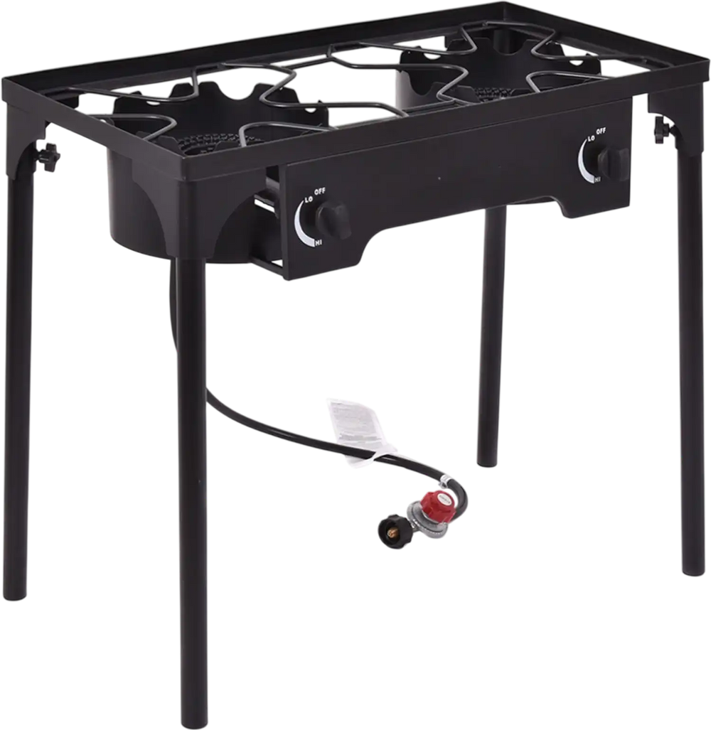 150000 BTU Double Burner Outdoor Stove BBQ Grill