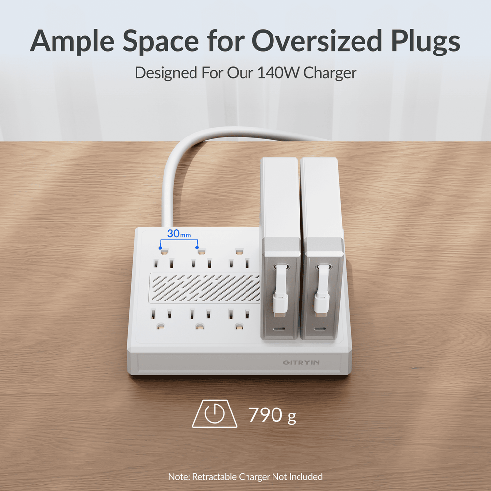 Giraffe Tools Smart Cooling Power Strip 10-Outlet 1875W New