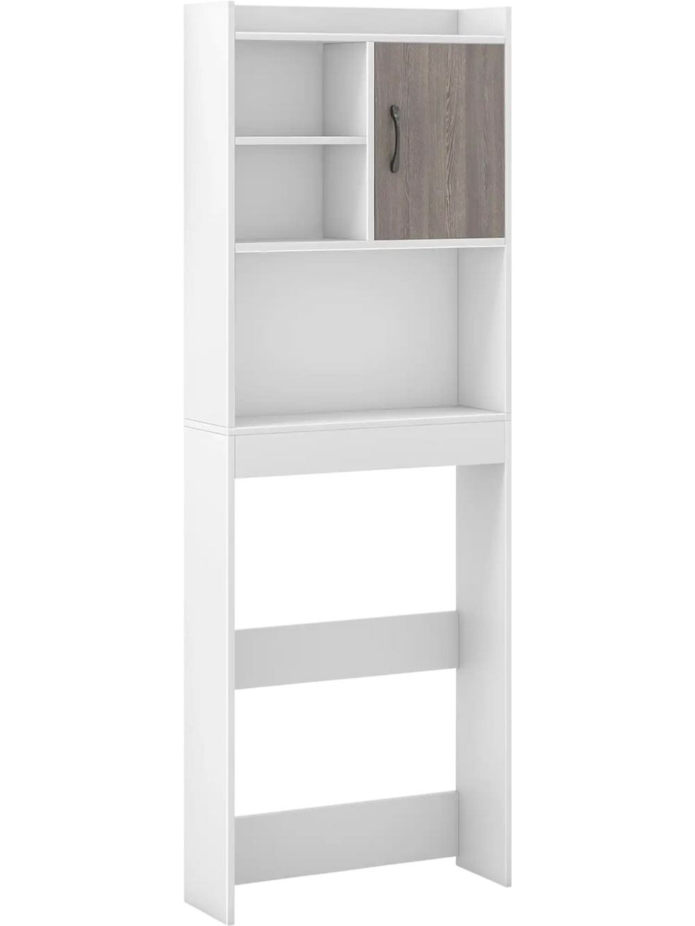 4-Tier Space-saving Toilet Sorage Cabinet with Open Shelves