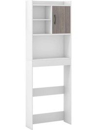 4-Tier Space-saving Toilet Sorage Cabinet with Open Shelves