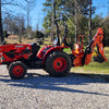 9' Tractor Backhoe Attachment with Mechanical Thumb,  15" Bucket,  ISO/SAE Switchable Controls,  Self-Contained Hydraulic System,  3 Point Hitch Cat.1 & 2,  25-100 HP,  BH860M