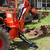 7' Tractor Backhoe Attachment with Hydraulic Thumb,  12" Bucket,  ISO/SAE Switchable Controls,  Self-Contained Hydraulic System,  3 Point Hitch Cat.1,  15-50 HP,  BH660H
