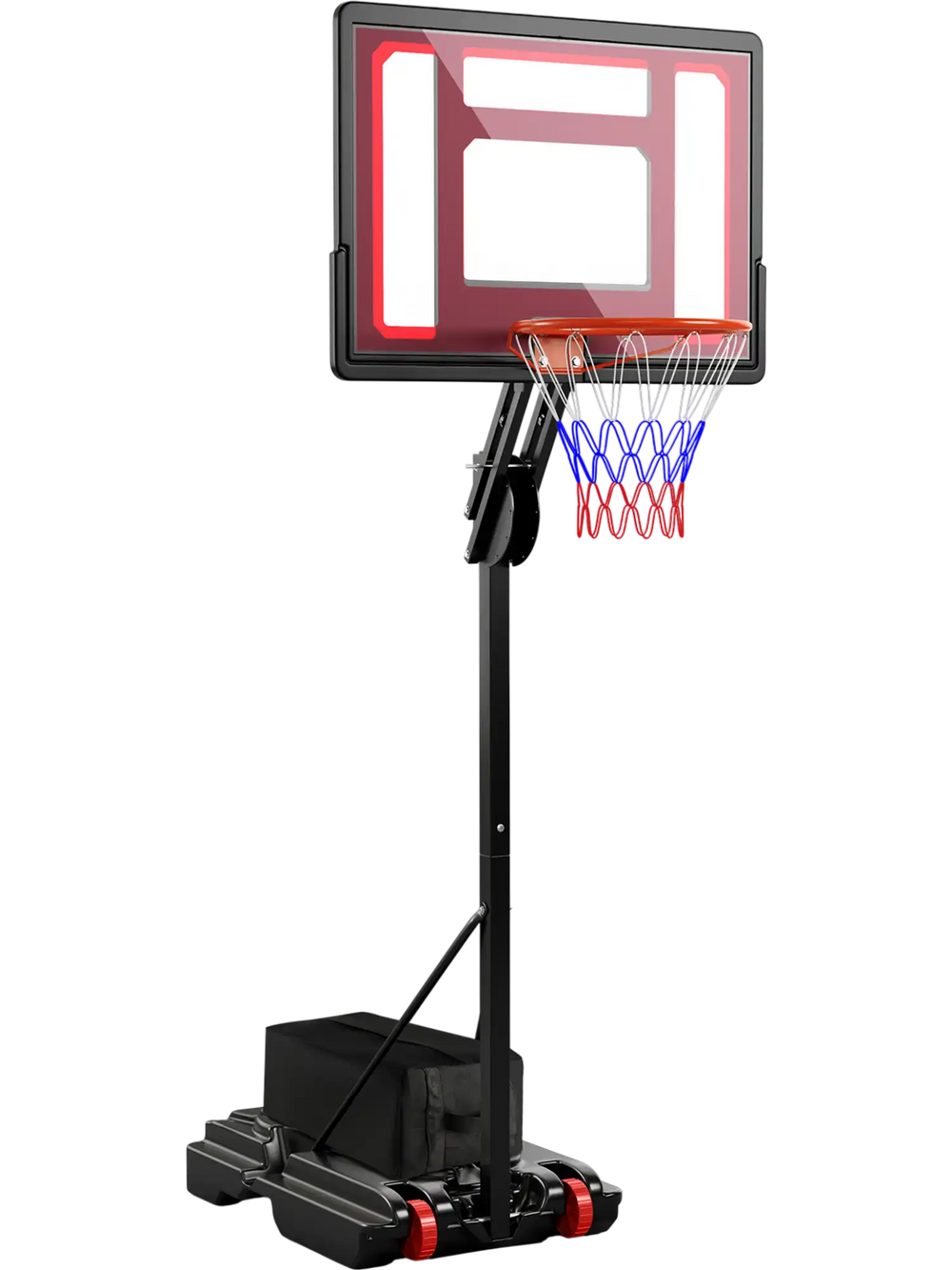 Basketball Hoop with 5-10 Feet Adjustable Height for Indoor Outdoor