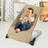 Baby Bouncer Seat with Aluminum and Metal Frame-Beige - Gallery View 1 of 10