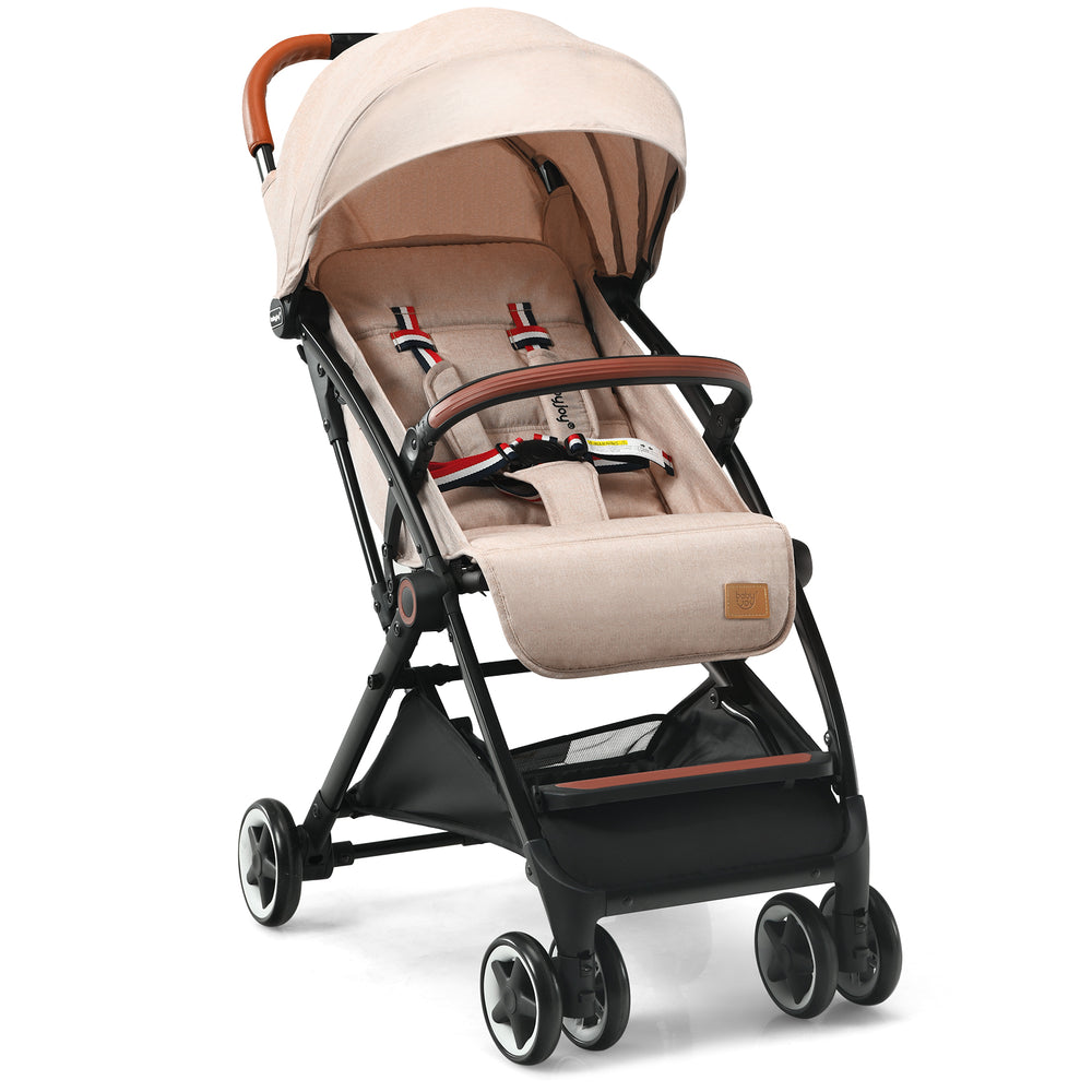 Costway Lightweight Compact Baby Toddler Travel Stroller Airplane 14083926 New Beige