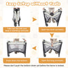 Multi-functional baby playpen in beige with removable changing table, featuring tool-free setup and breathable mesh for.