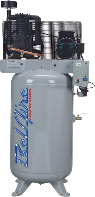 Belaire 318VL Air Compressor 80 Gallon Two Stage Single Phase 7.5HP 175PSI New