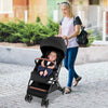 Lightweight Aluminium Frame Baby Stroller with Net-Black - Gallery View 1 of 8