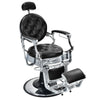 Vintage Barber Chair with Adjustable Height and Headrest-Black - Gallery View 1 of 1