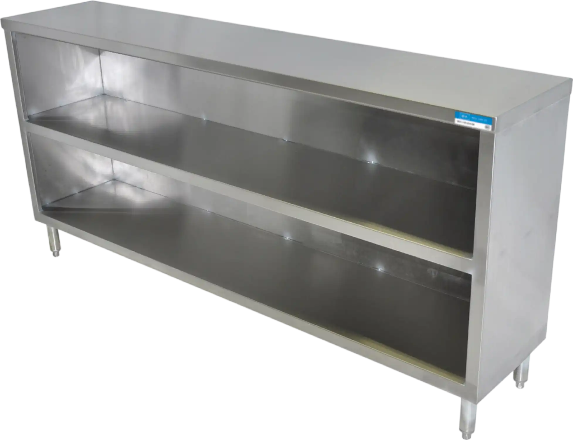 BK Resources Open Front Dish Cabinet 48