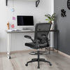 Height Adjustable Drafting Chair with Flip Up Arms-Black - Gallery View 1 of 15