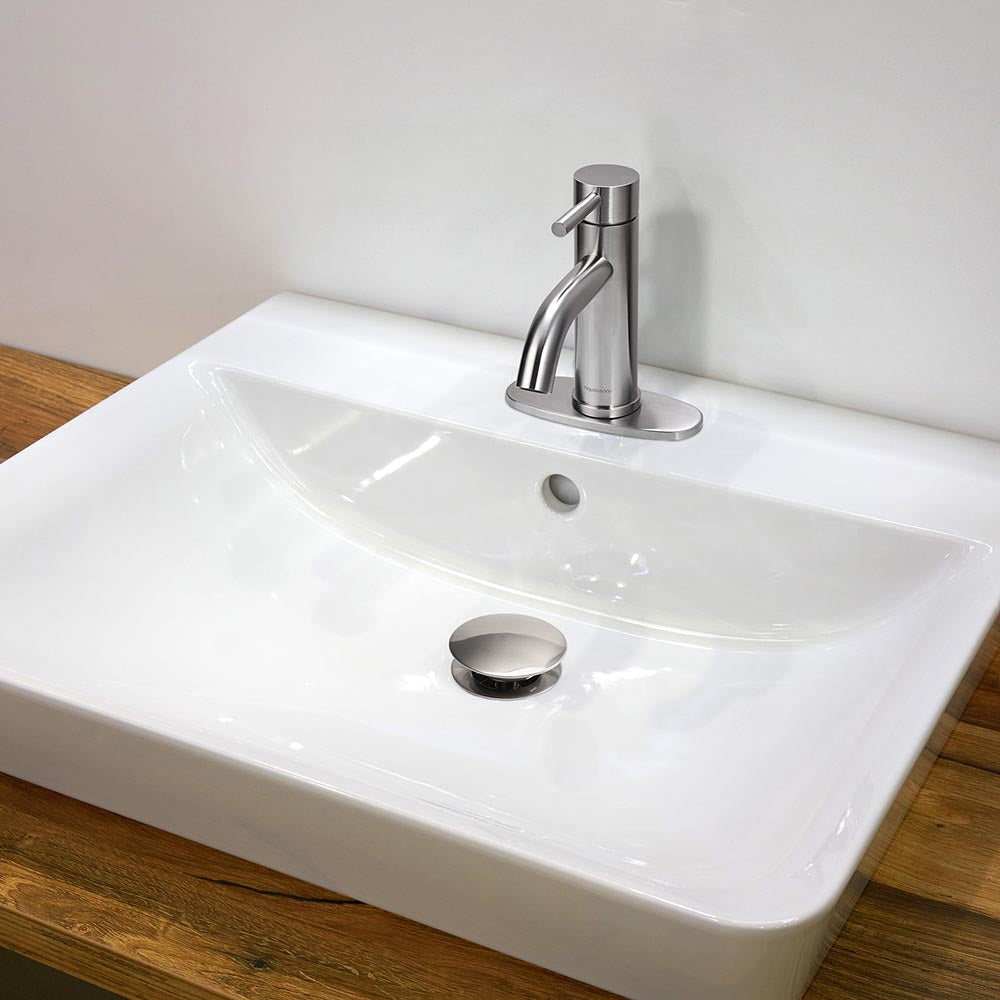 Yescom Bathroom Sink Faucet 1-Handle Cold & Hot, 7.5"H New