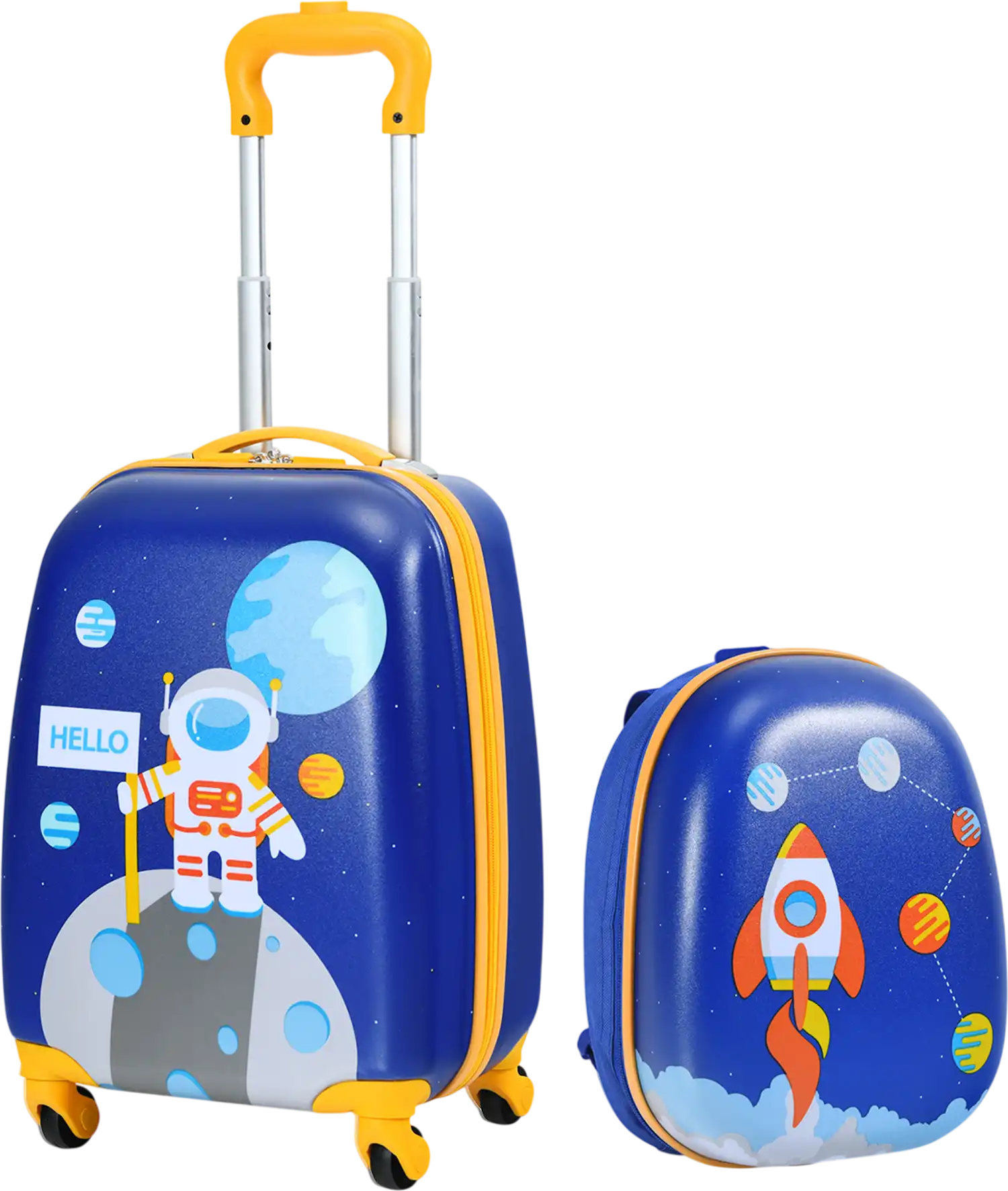 Costway 2-Pc Kids Luggage Set 12