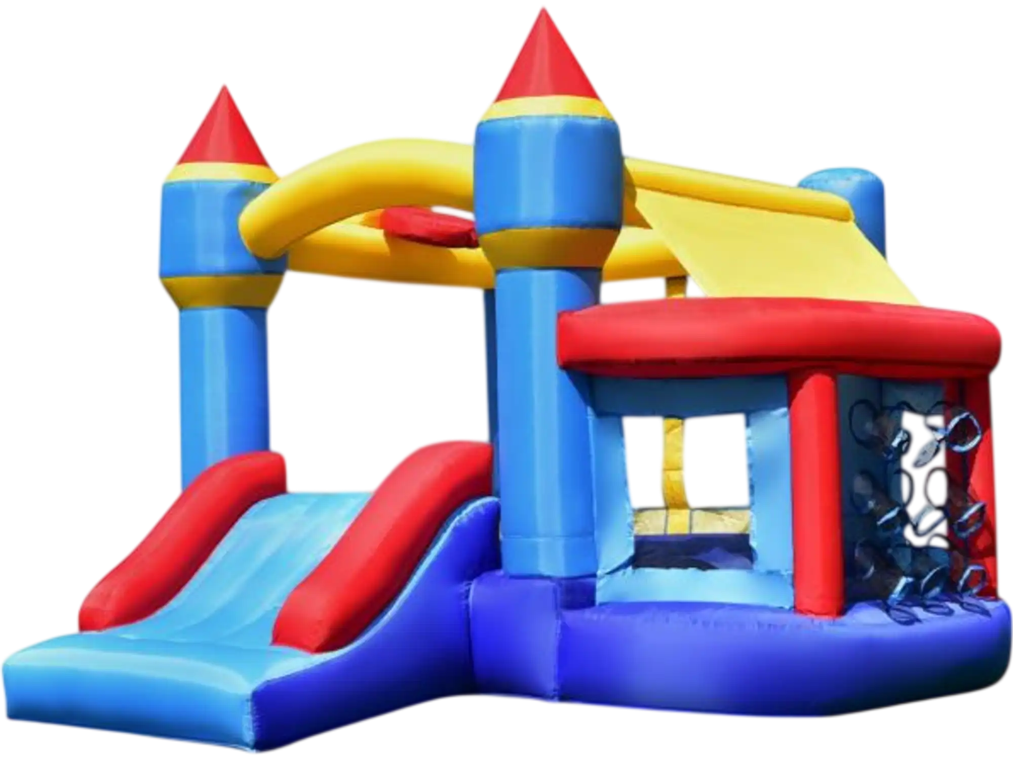 Costway Inflatable Bounce House Slide Ball Pit Pitching Game 23481976 New