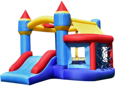 Costway Inflatable Bounce House Slide Ball Pit Pitching Game 23481976 New