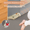 Baby bed rail with seamless design and double safety lock, 28.5 inches high for stability and safety, ideal for various.