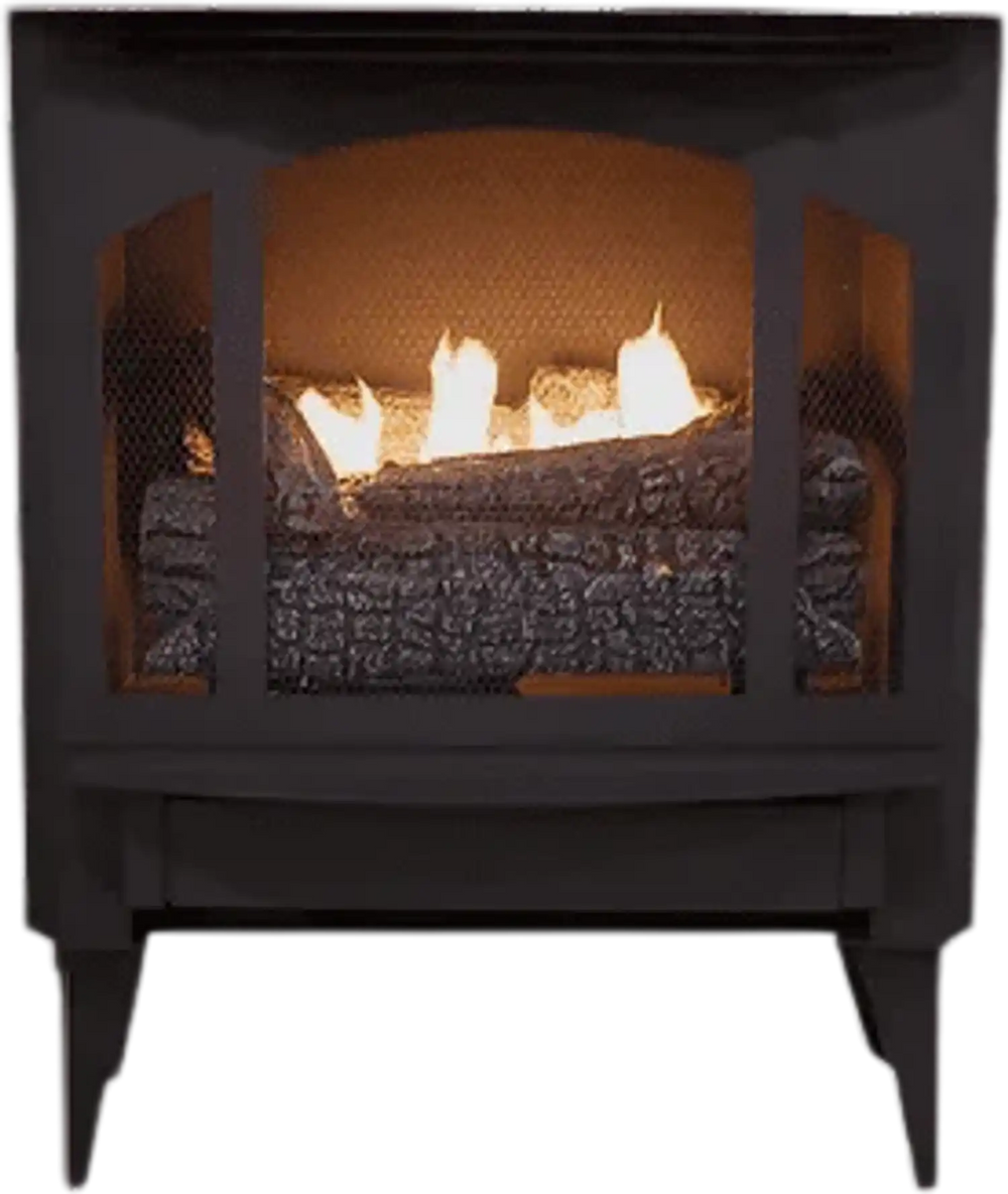 Model T-33 - 32,000 BTU Vent Free Gas Stove with Blower and Legs - Made in the USA