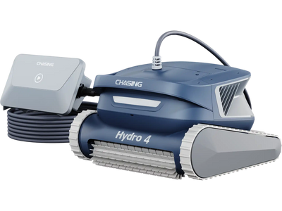 Chasing Hydro 4 Robotic Pool Cleaner 1,614 sq. ft. 5070 GPH Adaptive Path New