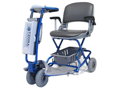 Tzora Lexis Light Classic Portable Lightweight Folding Mobility Scooter Blue New