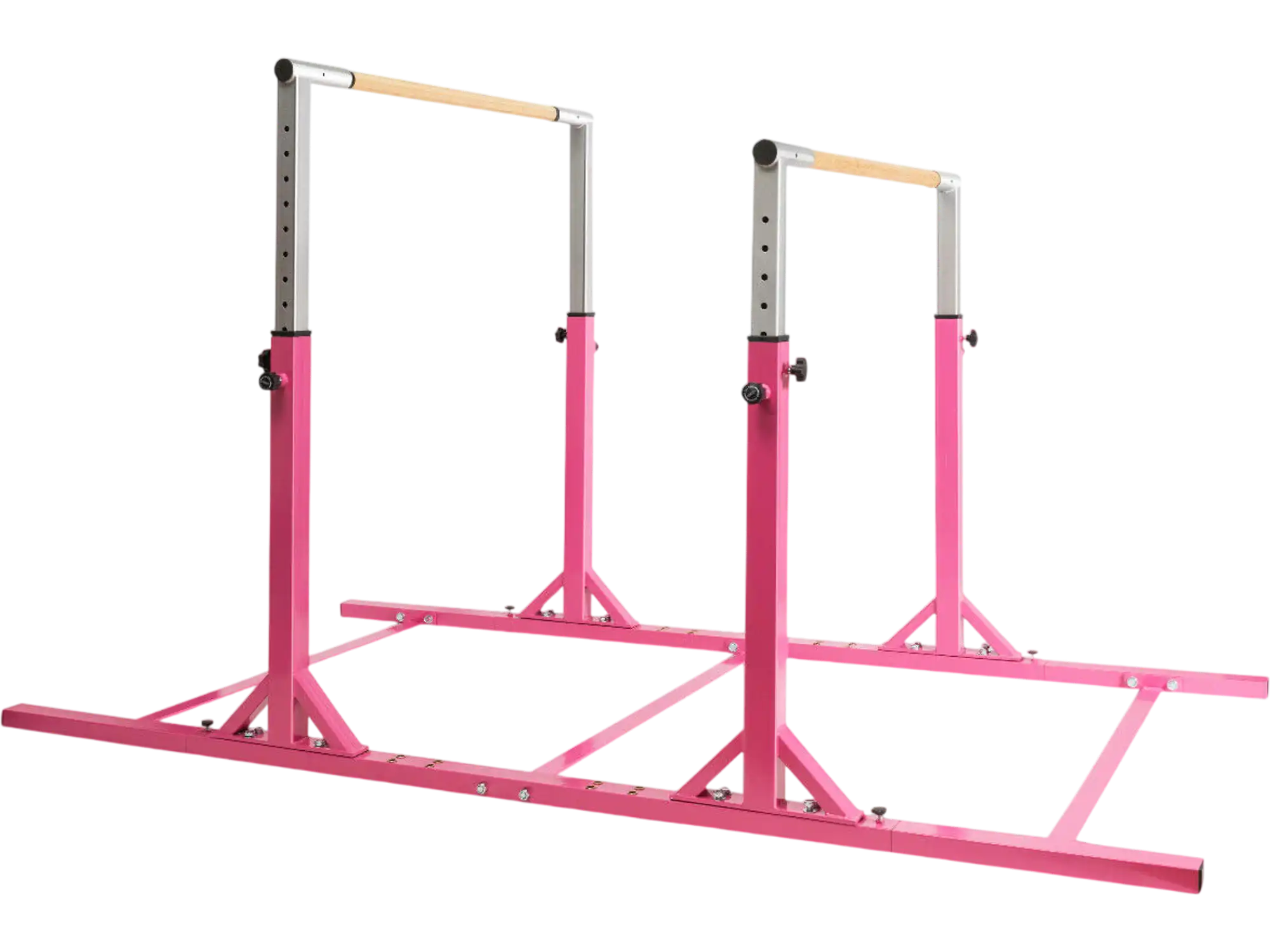 Costway Adjustable Kids Double Horizontal Gymnastic Training Parallel Bars 41798562 New