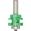 Grizzly C1393 - Carbide Tipped Quarter Round Stile & Rail Set, 1/2" Shank