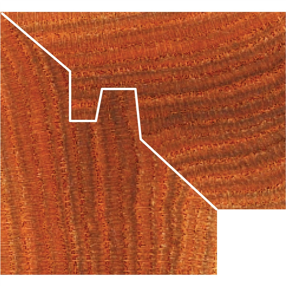 Grizzly C1712 - Corner Lock Miter Bit, 1/2" Shank, 1-5/8" Cutting Diameter
