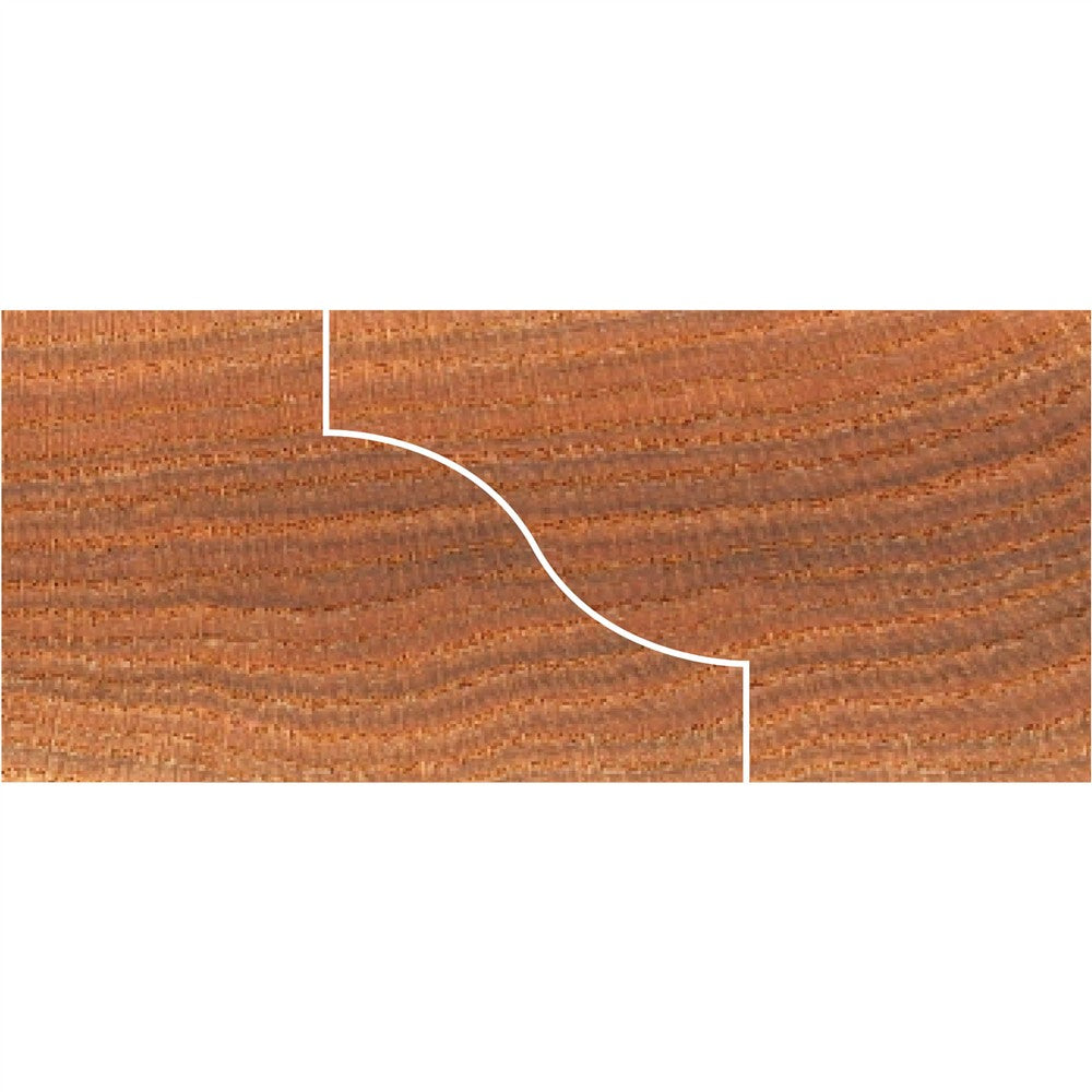 Grizzly C2128 - Shaper Cutter - Reversible Detail Ogee, 3/4" Bore